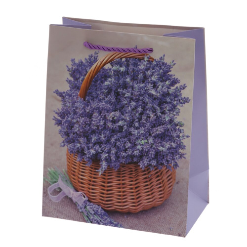 Пакет подарочный S (бумага 210г/м2, блок 12шт), L18 W10 H23 см, 4в. фото 2