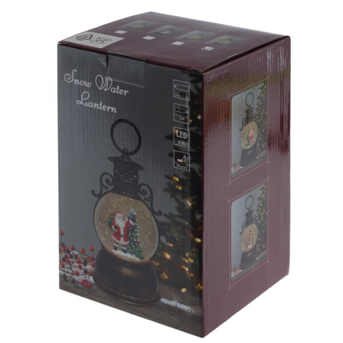 Изделие декоративное "Фонарь" (подсветка, муз, вьюга, 3хААА, н/п + USB), D 10 см, L11 W11 H24 см фото 6 Изделие декоративное "Фонарь" (подсветка, муз, вьюга, 3хААА, н/п + USB), D 10 см, L11 W11 H24 см фото 6