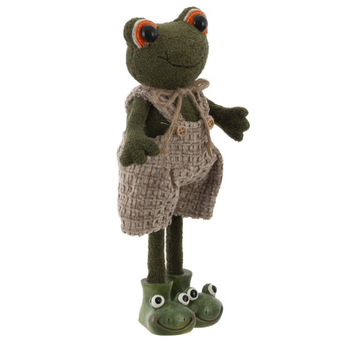 Игрушка набивная "Лягушка", L10 W7,5 H27 см, 2в. фото 4