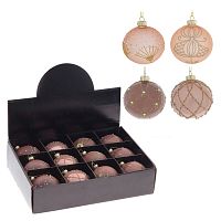 Набор из 12шт Украшение новогоднее "Шар", D 8 см, L35 W25 H8,5 см Набор из 12шт Украшение новогоднее "Шар", D 8 см, L35 W25 H8,5 см