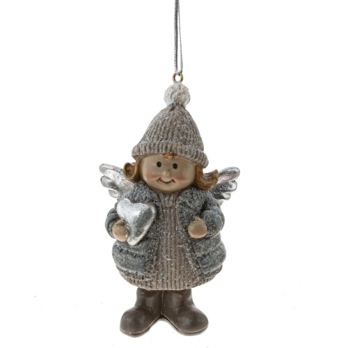 Фигурка декоративная подвесная "Ангел", L5 W4 H9 см, 2в. фото 3 Фигурка декоративная подвесная "Ангел", L5 W4 H9 см, 2в. фото 3