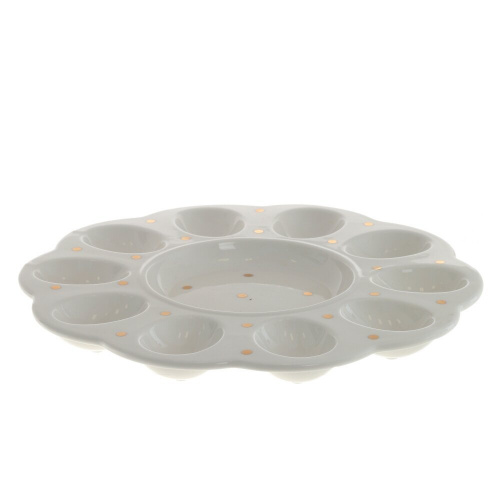 Тарелка для 10-ти яиц, L25,5 W25,5 H2,5 см фото 3