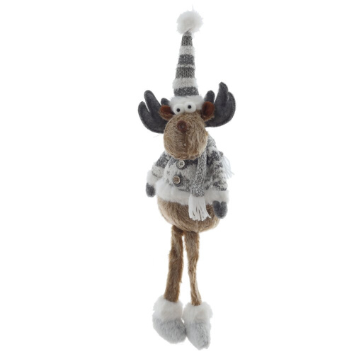 Игрушка набивная "Олень", L17 W15 H59/26 см фото 3 Игрушка набивная "Олень", L17 W15 H59/26 см фото 3