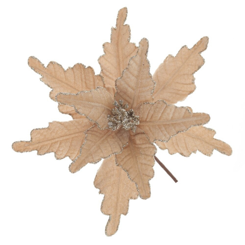 Цветок искусственный "Пуансеттия", L28 W28 H29 см Цветок искусственный "Пуансеттия", L28 W28 H29 см