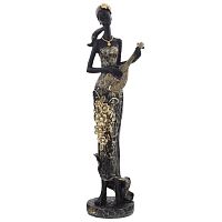 Фигурка декоративная "Африканка", L11 W9 H39 см