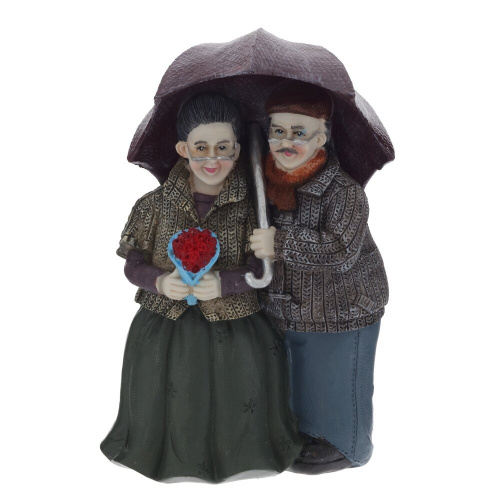 Фигурка декоративная "Бабушка с дедушкой", L12 W9,5 H18,5 см, 2в. фото 2 Фигурка декоративная "Бабушка с дедушкой", L12 W9,5 H18,5 см, 2в. фото 2