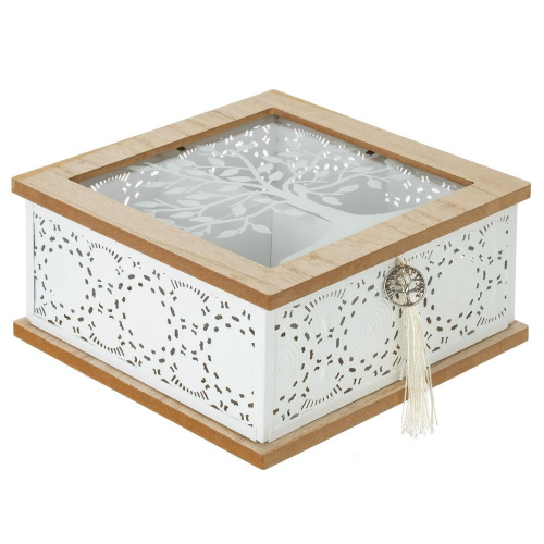 Шкатулка для чайных пакетиков, L18,5 W18,5 H9 см фото 3