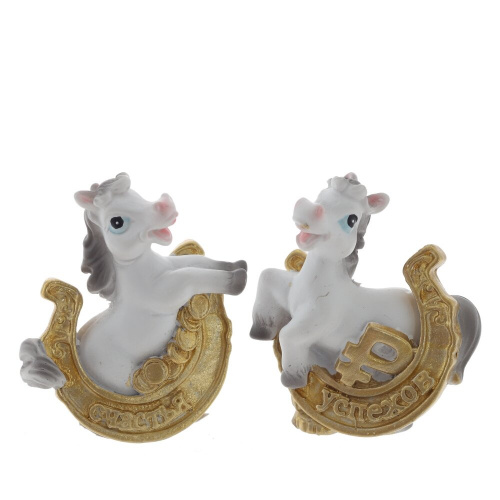 Фигурка декоративная "Лошадка", L5 W2 H5 см, 2в.