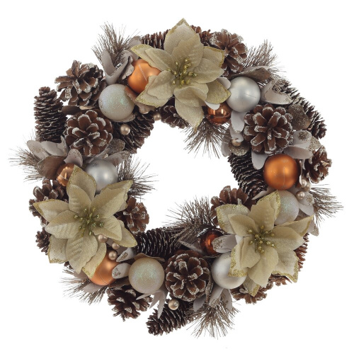 Изделие декоративное "Венок", L33 W8 H34 см