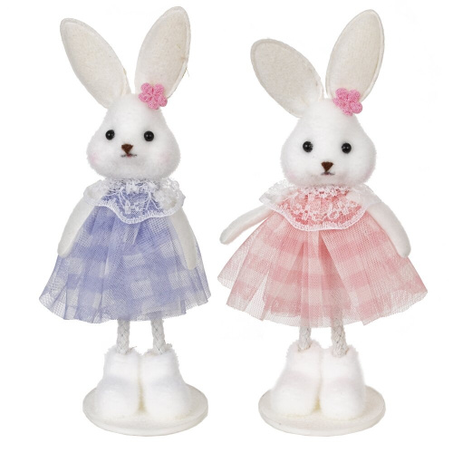 Фигурка декоративная "Зайка" (блок 6шт), L5 W5 H15 см, 2в. Фигурка декоративная "Зайка" (блок 6шт), L5 W5 H15 см, 2в.