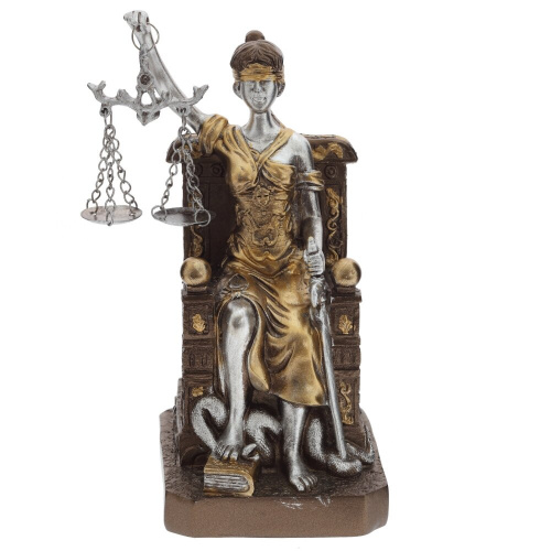 Фигурка декоративная "Фемида", L11 W9,5 H15 см фото 2