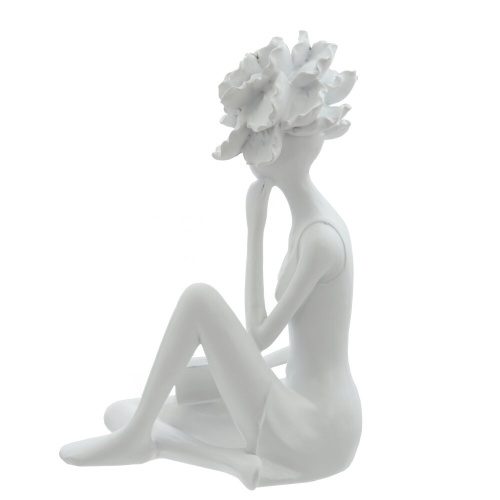 Фигурка декоративная "Девушка", L11 W16,5 H24 см фото 4