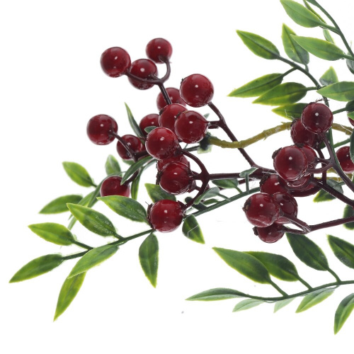 Ветка искусственная "Рябина", L14 W15 H84 см фото 2