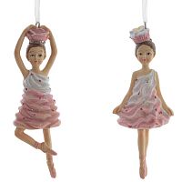 Фигурка декоративная подвесная "Девочка", L4 W2,5 H11,5 см, 2в.