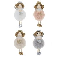 Изделие декоративное подвесное "Девочка", 4 в., L8 W7 H17 см, 4в.