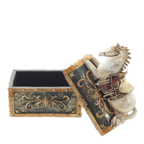 Шкатулка "Лошадь", L14,5 W9 H20 см фото 2 Шкатулка "Лошадь", L14,5 W9 H20 см фото 2