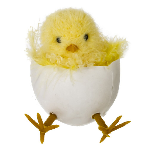 Фигурка декоративная "Цыпленок" (блок 6шт), L7 W5 H7 см, 3в. фото 9