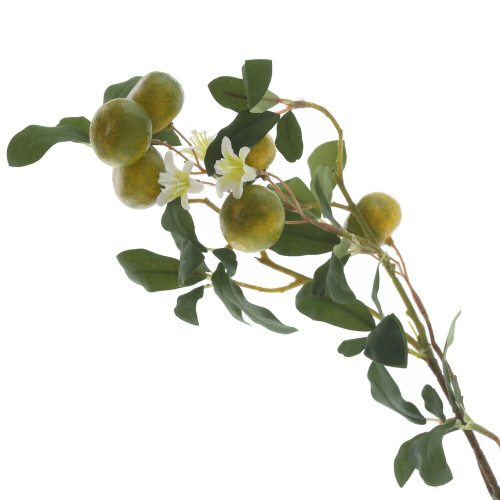 Ветка искусственная "Мандарин", L12 W5 H68 см Ветка искусственная "Мандарин", L12 W5 H68 см