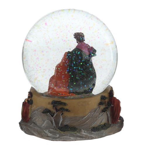 Фигурка декоративная "Рождество" в стекл шаре, D 10 см, L12 W12 H12 см фото 2 Фигурка декоративная "Рождество" в стекл шаре, D 10 см, L12 W12 H12 см фото 2