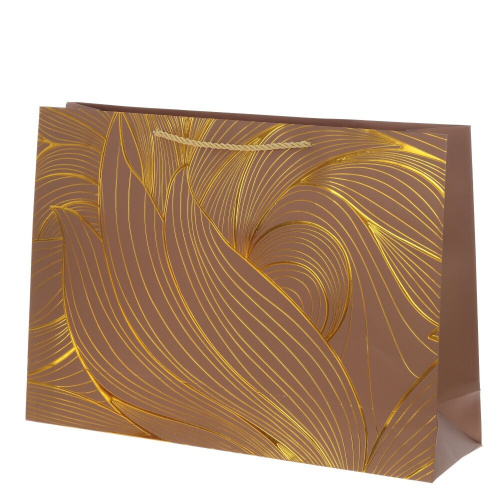 Пакет подарочный L (бумага 210г/м2, блок 12шт), L45 W12 H32 см, 4в. фото 2