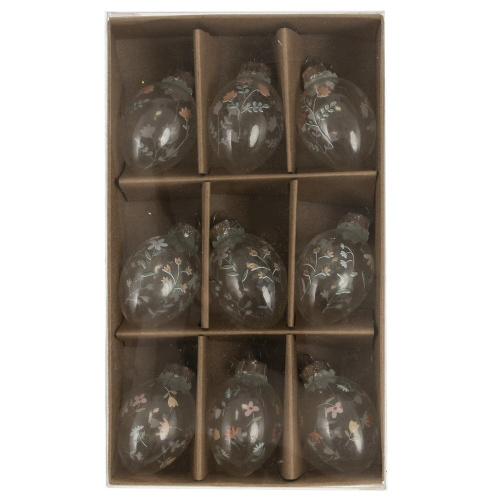 Набор из 9-ти изделий декоративных подвесных "Яйцо" (3*5), L11 W18 H3,5 см фото 5