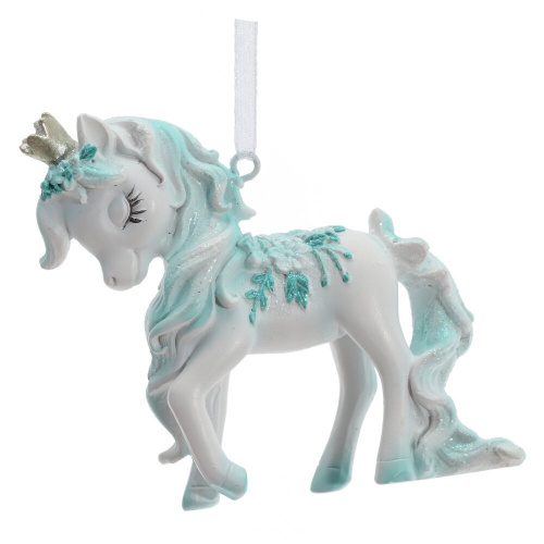 Фигурка декоративная подвесная "Лошадка", L8 W2,5 H7,5 см, 2в. фото 2