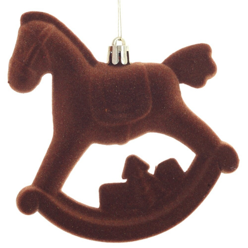 Набор из 2шт, Украшение новогоднее "Лошадка", L10 W5 H11 см фото 2 Набор из 2шт, Украшение новогоднее "Лошадка", L10 W5 H11 см фото 2