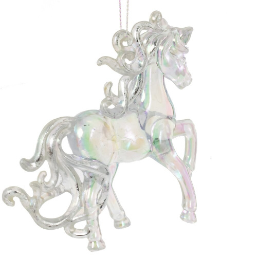 Украшение новогоднеe "Лошадь", L10 W3 H9,5 см фото 3 Украшение новогоднеe "Лошадь", L10 W3 H9,5 см фото 3