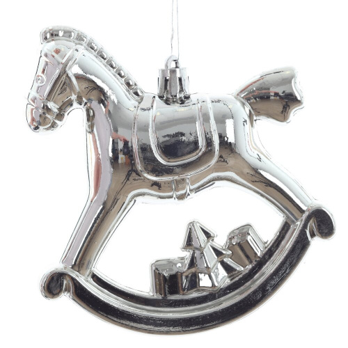 Набор из 2шт, Украшение новогоднее "Лошадка", L11 W5 H10 см фото 2 Набор из 2шт, Украшение новогоднее "Лошадка", L11 W5 H10 см фото 2