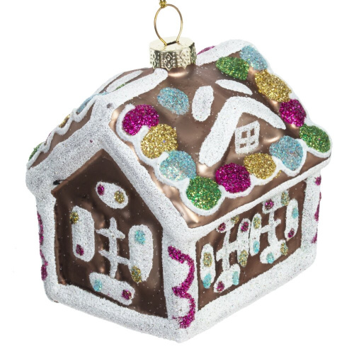 Украшение новогоднее "Домик" , L7 W7 H8 см фото 3 Украшение новогоднее "Домик" , L7 W7 H8 см фото 3