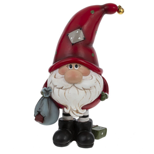 Фигурка декоративная "Гном", L7 W5,5 H13 см, 2в. фото 2