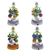 Изделие декоративное с подсветкой "Ёлочка" (3хАА н/п), L9 W9 H15 см, 4в.