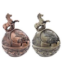 Пепельница "Лошадь", L10,5 W12 H15,5 см, 2в.