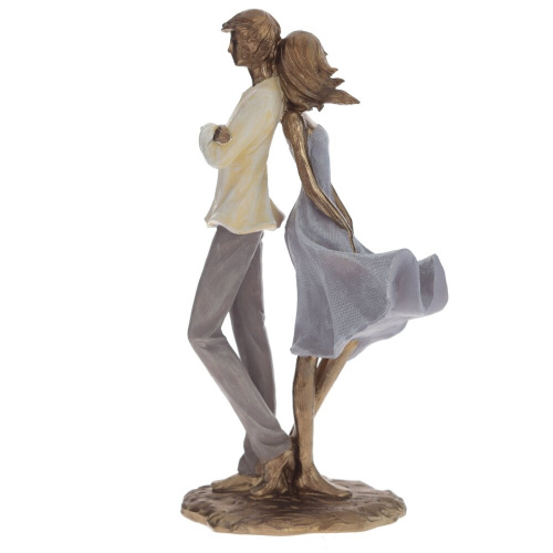 Фигурка декоративная "Влюбленная пара", L14 W9 H25,5 см фото 4