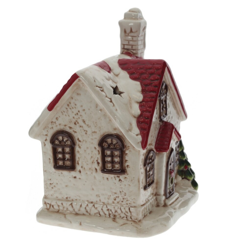 Фигурка декоративная "Домик" с подсветкой (LR44x2), L15 W12,5 H19 см фото 3 Фигурка декоративная "Домик" с подсветкой (LR44x2), L15 W12,5 H19 см фото 3