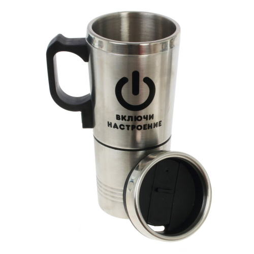 Термокружка со съемным стаканом для автомобиля с подогревом от прикуривателя,400 мл,L13 W8,5 H13,5см фото 2 Термокружка со съемным стаканом для автомобиля с подогревом от прикуривателя,400 мл,L13 W8,5 H13,5см фото 2