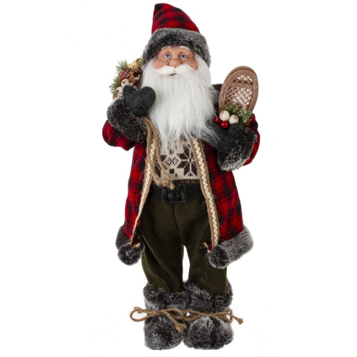 Дед Мороз, L27 W17 H43 см( высота с поднятым колпаком 60см) Дед Мороз, L27 W17 H43 см( высота с поднятым колпаком 60см)