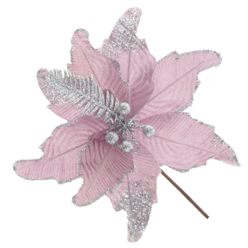 Цветок искусственный "Пуансеттия", L26 W26 H32,5 см