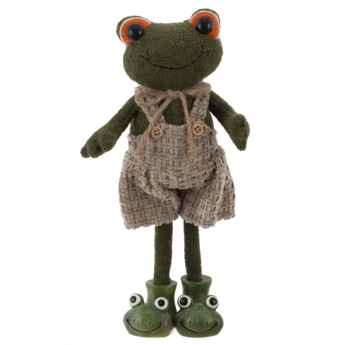 Игрушка набивная "Лягушка", L10 W7,5 H27 см, 2в. фото 5