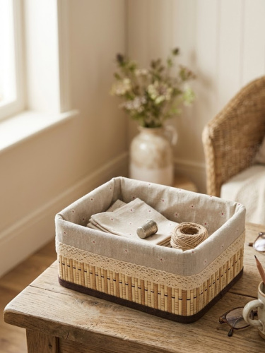 Корзина, L22 W16 H10 см фото 5