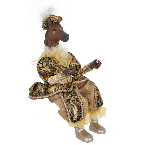 Игрушка набивная подвес "Лошадь", L16 W9 H36/21 см фото 2