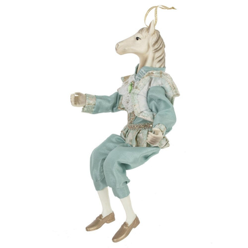 Игрушка набивная подвес "Лошадь", L15 W8 H37/21 см фото 3