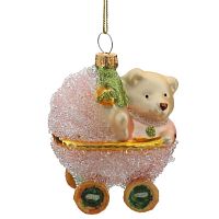 Украшение новогоднее "Медвежонок", L7 W5 H8,5 см Украшение новогоднее "Медвежонок", L7 W5 H8,5 см