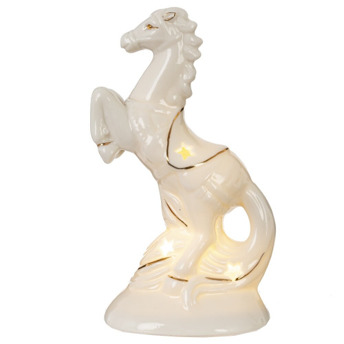 Фигурка декоративная "Лошадь" с подсветкой (2хLR44), L5 W8 H14 см фото 2 Фигурка декоративная "Лошадь" с подсветкой (2хLR44), L5 W8 H14 см фото 2