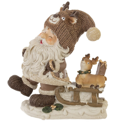 Фигурка декоративная "Дед Мороз", L11,5 W7 H12 см, 2в. фото 2