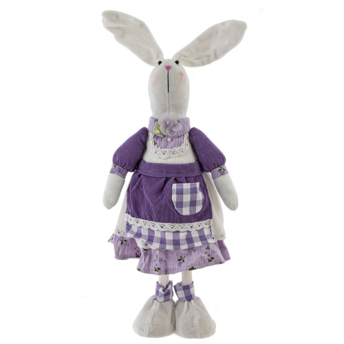 Игрушка набивная "Зайка", L18 W10,5 H61/46 см Игрушка набивная "Зайка", L18 W10,5 H61/46 см