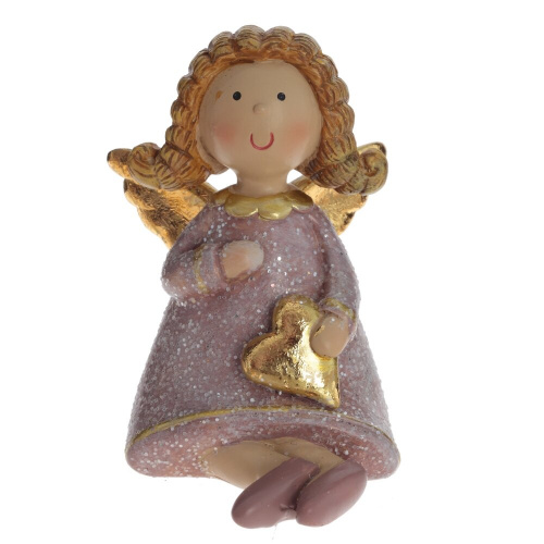 Фигурка декоративная "Ангел", L5 W6,5 H7,5 см, 2в. фото 2 Фигурка декоративная "Ангел", L5 W6,5 H7,5 см, 2в. фото 2