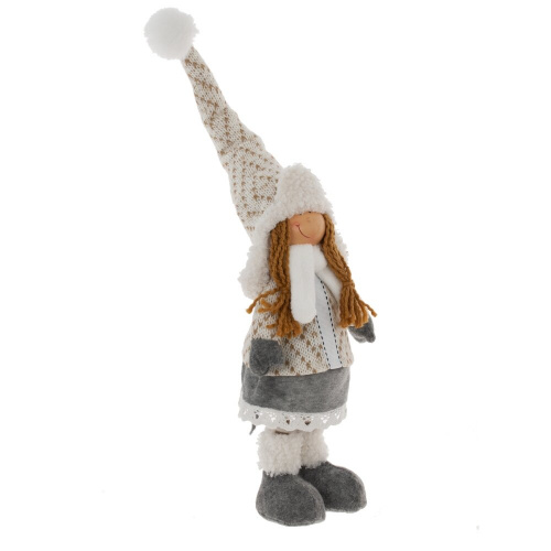 Игрушка набивная "Девочка", L12 W10 H49/29 см фото 2 Игрушка набивная "Девочка", L12 W10 H49/29 см фото 2