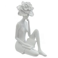Фигурка декоративная "Девушка", L11 W16,5 H24 см