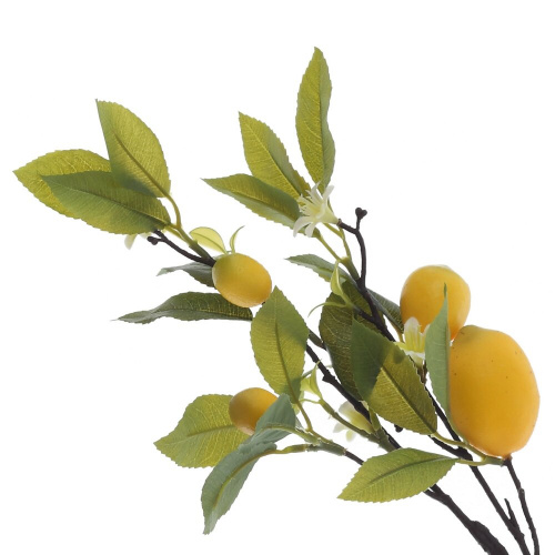 Ветка искусственная "Лимон", L16 W4 H61 см Ветка искусственная "Лимон", L16 W4 H61 см